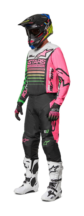 2021 Alpinestars Racer Compass negro verde MX motocross combo Cross pantalones Jersey 