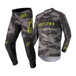 Alpinestars Crosskleding 2022 Racer Tactical - Zwart / Grijs / Camo / Fluo Geel