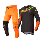 Alpinestars Crosskleding 2022 Supertech Blaze - Zwart / Oranje / Fluo Geel