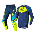 Alpinestars Crosskleding 2022 Techstar Factory - Blauw / Fluo Geel