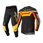 Alpinestars Crosskleding 2022 Techstar Quadro - Zwart / Geel / Tangerine