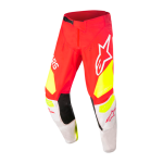 Alpinestars Kinder Crossbroek 2022 Racer Factory - Fluo Rood / Wit / Fluo Geel