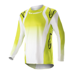 Alpinestars Cross Shirt 2023 Techstar Push - Fluo Geel / Wit