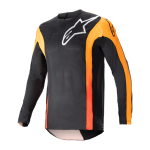 Alpinestars Cross Shirt 2023 Techstar Sein - Zwart / Hot Oranje