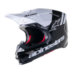 Alpinestars Crosshelm S-M8 Radium 2 - Zwart / Wit