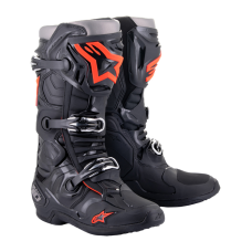 Alpinestars Motocross Boots Tech 10 - Black / Fluo Red