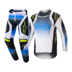 Alpinestars Kinder Crosskleding 2023 Racer Push - Nightlife / Ucla Blauw / Wit