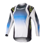 Alpinestars Mini Cross Shirt 2023 Racer Push - Nighlifte / Ucla Blauw / Wit
