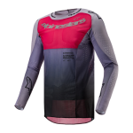 Alpinestars Cross Shirt 2024 Supertech Dade - Iron / Rood Berry