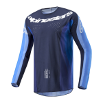 Alpinestars Cross Shirt 2024 Techstar Pneuma - Navy / Licht Blauw