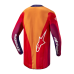Alpinestars Cross Shirt 2024 Techstar Pneuma - Paars / Oranje / Blauw