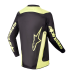 Alpinestars Kinder Cross Shirt 2024 Racer Lurv - Zwart / Fluo Geel