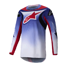 Alpinestars Cross Shirt 2025 Fluid Wurx - Paars / Rood