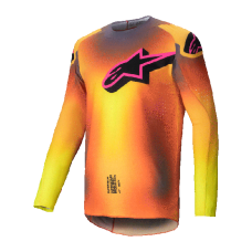 Alpinestars Motocross Jersey 2025 Supertech Lipan - Yellow / Pink
