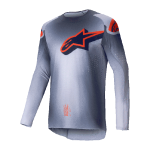 Alpinestars Cross Shirt 2025 Supertech Lipan - Grijs / Fluo Oranje