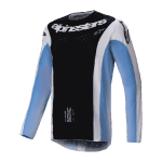 Alpinestars Cross Shirt 2025 Techstar Melt - Zwart / Blauw
