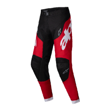 Alpinestars Crossbroek 2025 Racer Veil - Zwart / Rood