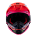 Alpinestars Crosshelm Supertech S-M10 Deegan - Oranje / Paars / Roze