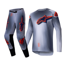 Alpinestars Crosskleding 2025 Supertech Lipan - Grijs / Fluo Oranje