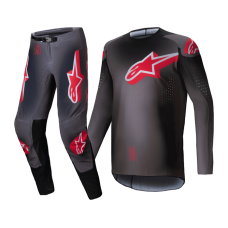 Alpinestars Crosskleding 2025 Supertech Lipan - Smoke / Rood