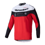 Alpinestars Enduro Shirt Pro-Dura - Zwart / Rood / Wit / Blauw