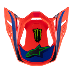 Alpinestars Helmet Visor Supertech S-M10 Deegan - Orange / Purple / Pink