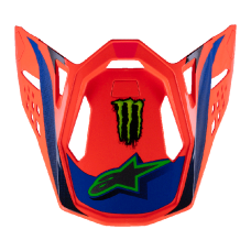 Alpinestars Helmet Visor Supertech S-M10 Deegan - Orange / Purple / Pink