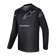 Alpinestars Kinder Cross Shirt 2025 Racer Graphite - Zwart / Grijs