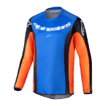 Alpinestars Kinder Cross Shirt 2025 Racer Melt - Oranje / Blauw