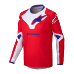 Alpinestars Kinder Cross Shirt 2025 Racer Veil - Rood / Wit