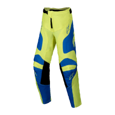 Alpinestars Kinder Crossbroek 2025 Racer Veil - Fluo Geel / Blauw