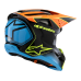 Alpinestars Youth Motocross Helmet Supertech S-M3 Fray - Black / Orange / Fluo Yellow