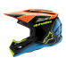 Alpinestars Youth Motocross Helmet Supertech S-M3 Fray - Black / Orange / Fluo Yellow