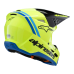 Alpinestars Youth Motocross Helmet Supertech S-M3 Radium - Fluo Yellow / Black / Blue