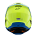 Alpinestars Youth Motocross Helmet Supertech S-M3 Radium - Fluo Yellow / Black / Blue