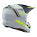 Alpinestars Youth Motocross Helmet Supertech S-M3 Radium - Grey / Black / Fluo Yellow
