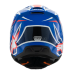 Alpinestars Youth Motocross Helmet Supertech S-M3 Wurx - Blue / Red / White / Black