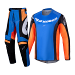 Alpinestars Kinder Crosskleding 2025 Racer Melt - Oranje / Blauw
