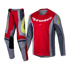 Alpinestars Kinder Crosskleding 2025 Racer Melt - Rood / Grijs