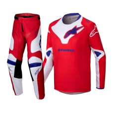 Alpinestars Youth Motocross Gear 2025 Racer Veil - Red / White