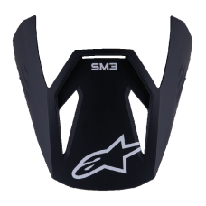 Alpinestars Youth Helmet Visor Supertech S-M3 Solid - Matte Black