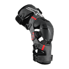 Alpinestars Kniebrace Supertech RK-10 - Zwart / Rood