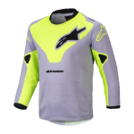 Alpinestars Mini Cross Shirt 2025 Racer Veil - Grijs / Fluo Geel