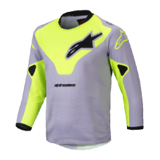 Alpinestars Mini Cross Shirt 2025 Racer Veil - Grijs / Fluo Geel