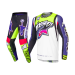 Alpinestars Crosskleding 2025 Supertech LE Dirt Studios - Wit / Paars / Geel Fluo