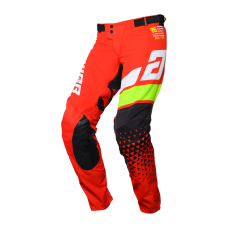Answer Motocross Pant Elite Korza - Red / White / Hyper Acid / Black