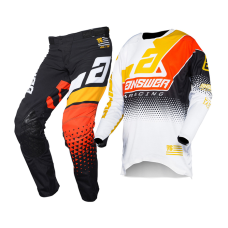 Answer Motocross Gear Elite Korza - Black / White / Bus / Orange