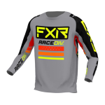 FXR Cross Shirt 2022 Clutch Pro - Grijs / Zwart / HiVis
