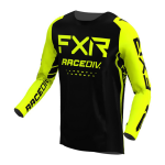 FXR Cross Shirt 2022 Off-Road - Zwart / HiVis