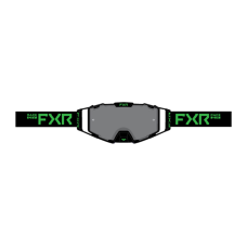 FXR Crossbril Combat - Lime - Smoke Lens